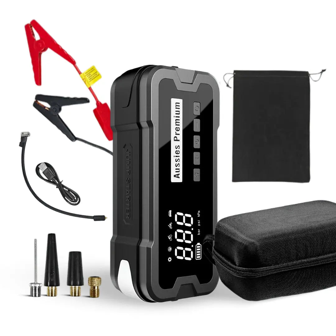 Aus Best Portable Jump Starter Tyre Inflator -Ā