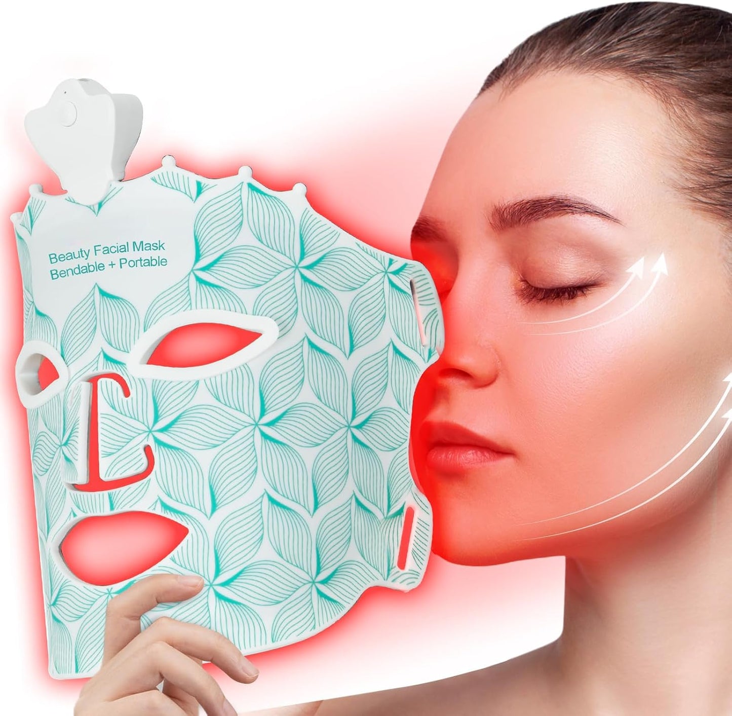 LED Light Face Mask Facial Skin Rejuvenation Therapy Anti Wrinkle