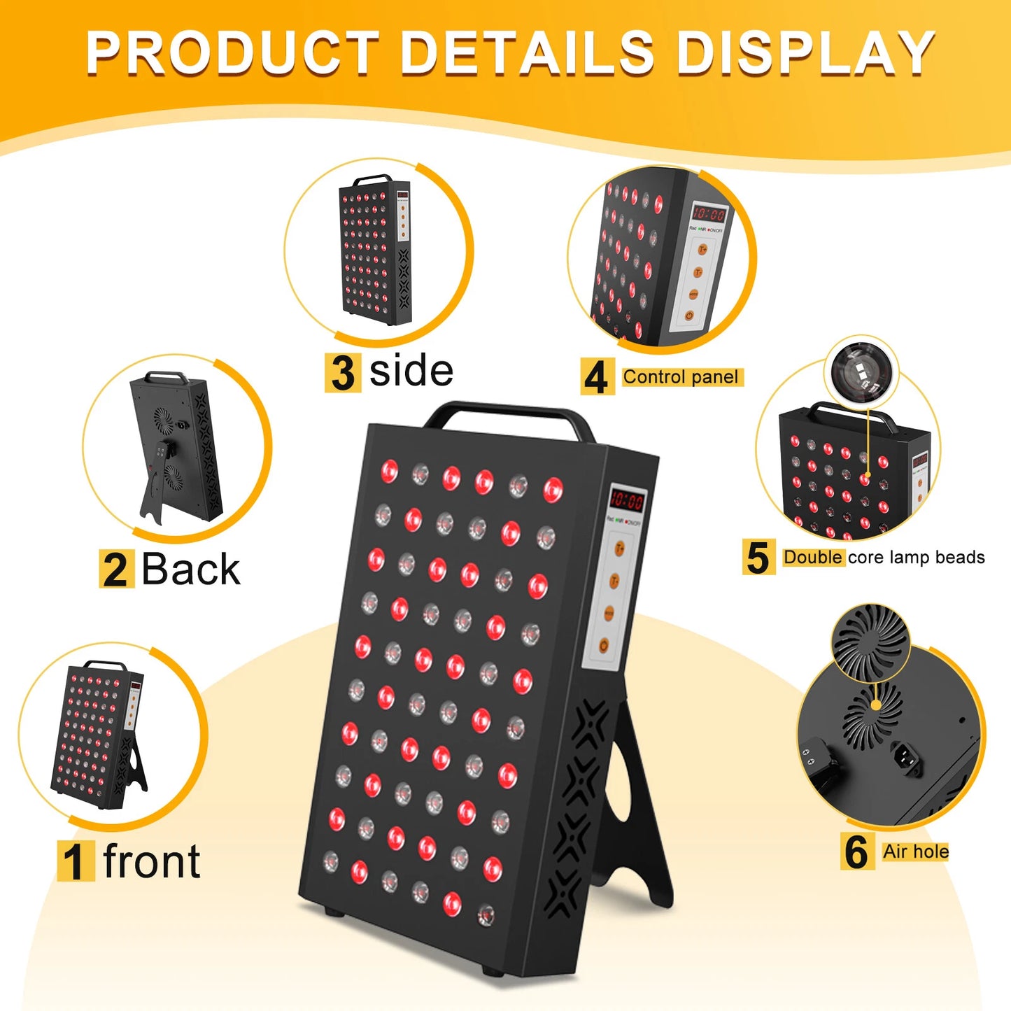 Red Wave Healing Infrared Light Therapy lamp