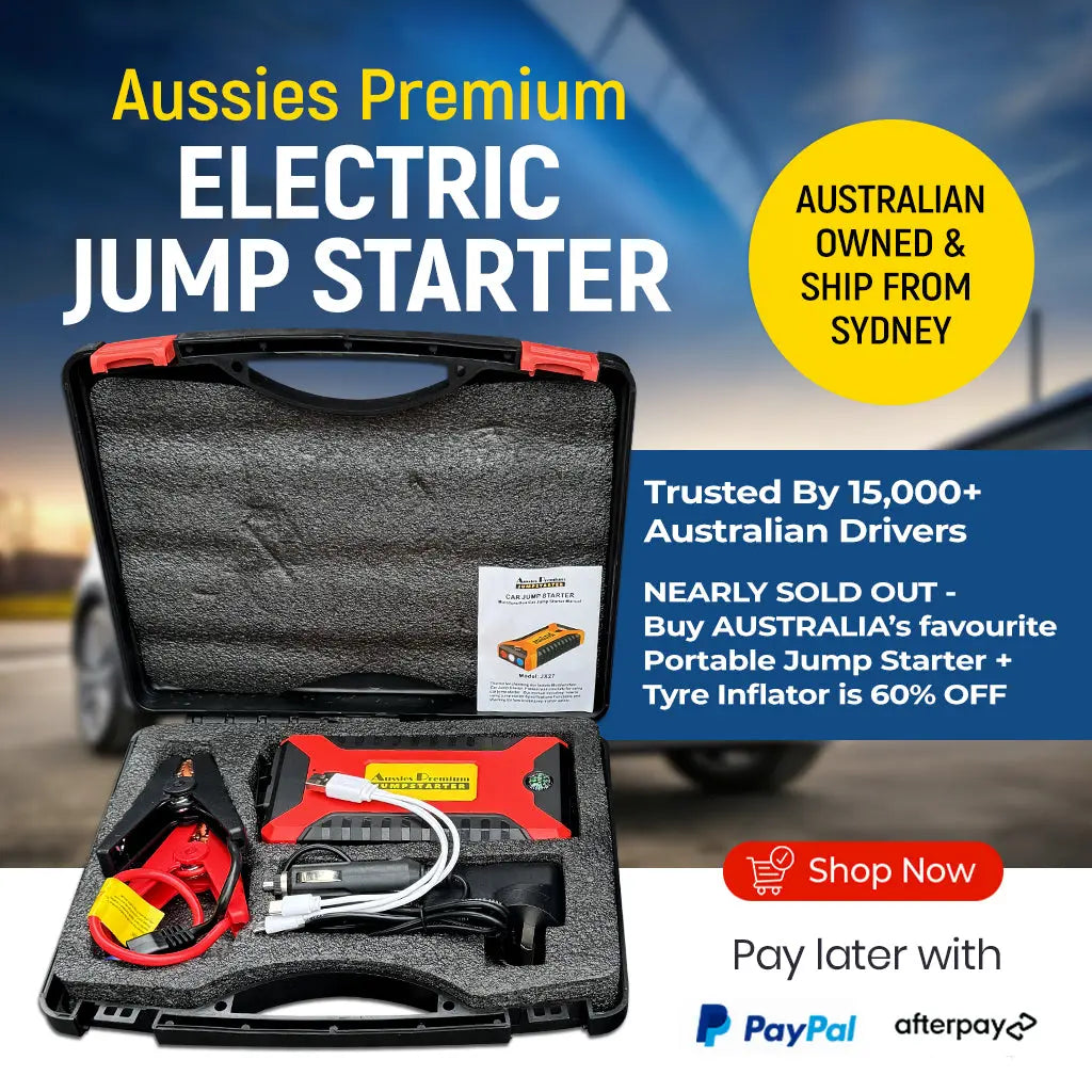 Aus Best Portable Jump Starter Tyre Inflator -Ā