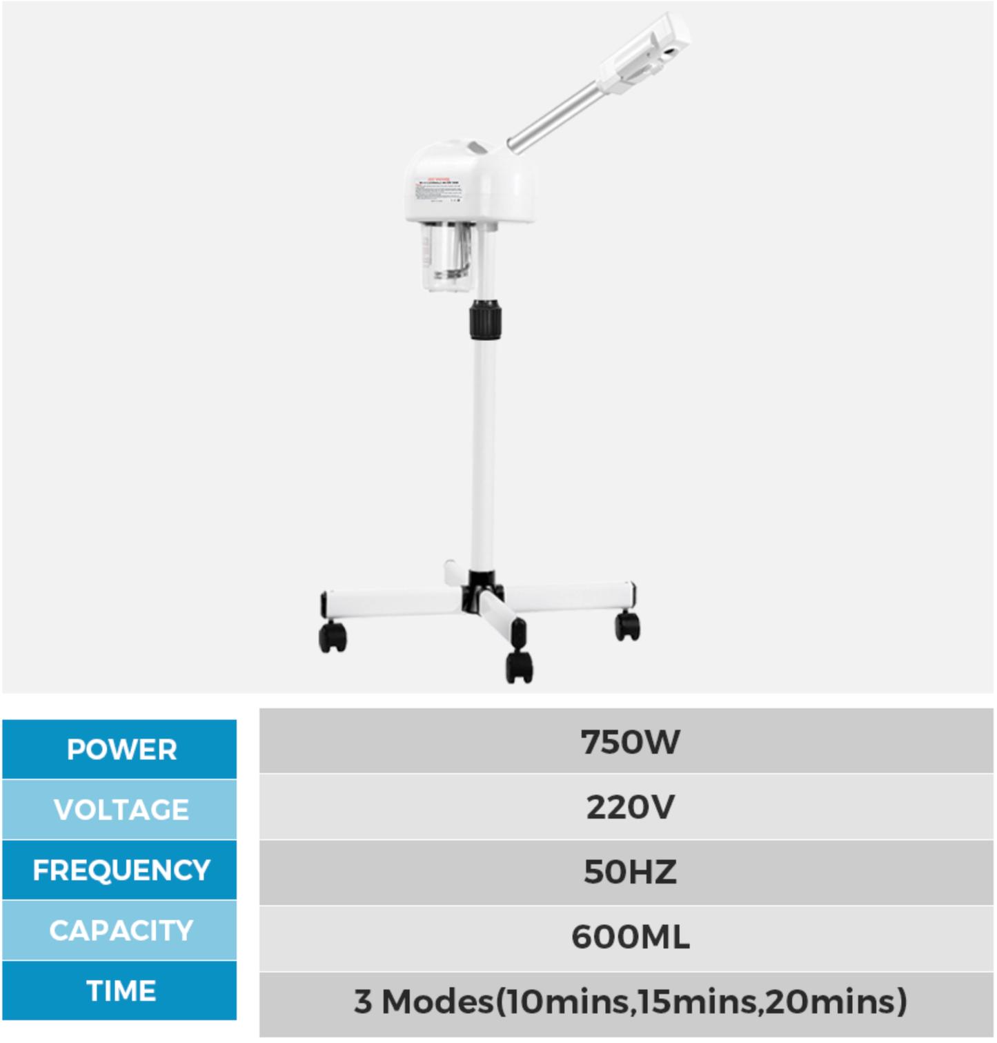 Bio Healing Ozone Facial Steamer