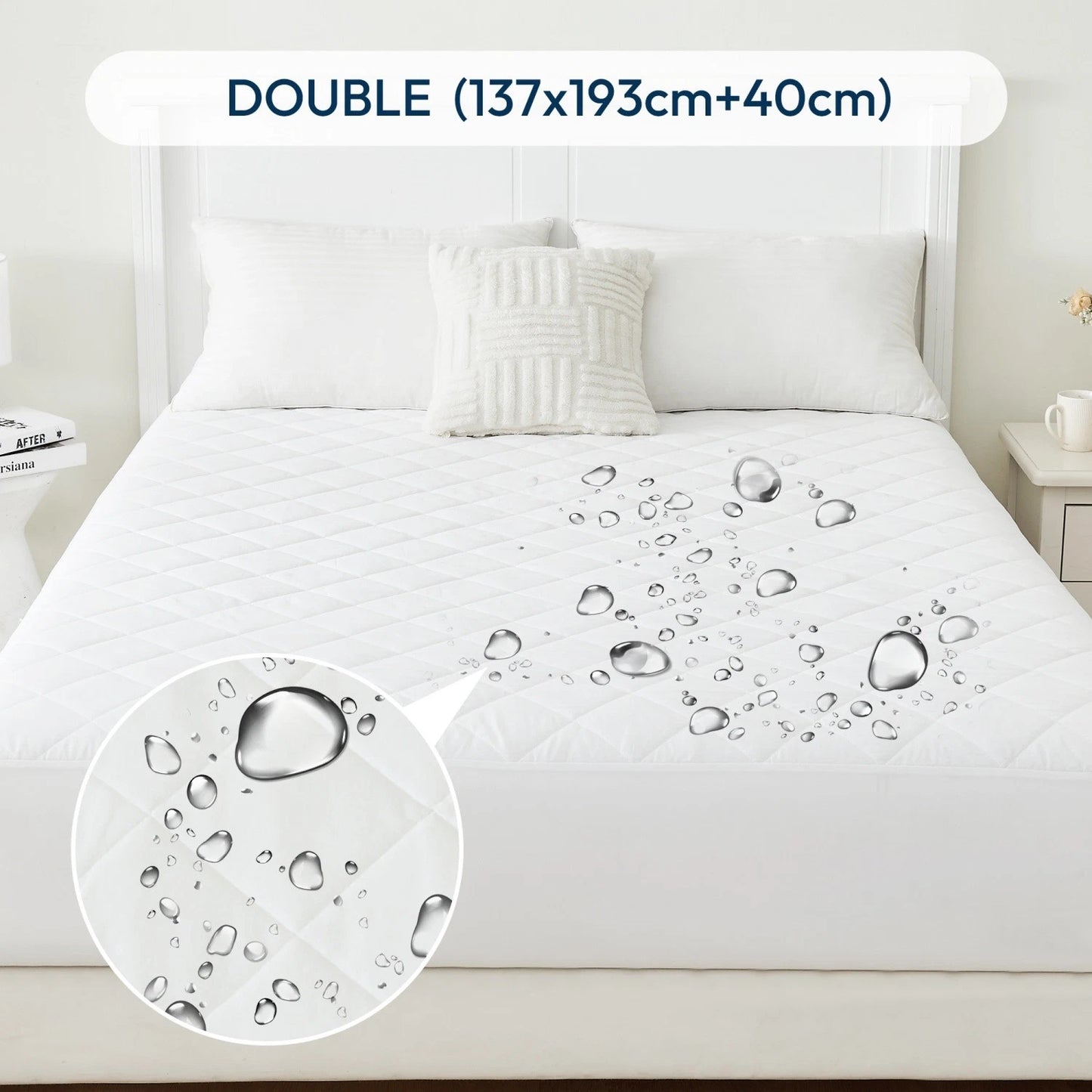 Quilted Waterproof Mattress Protector Cover