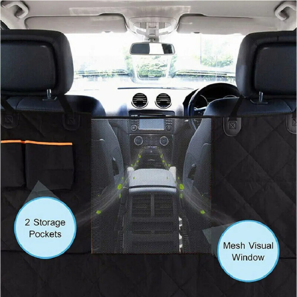 Dog Car Seat Covers | Car Back Seat Dog Cover | Aussies Premium Shop