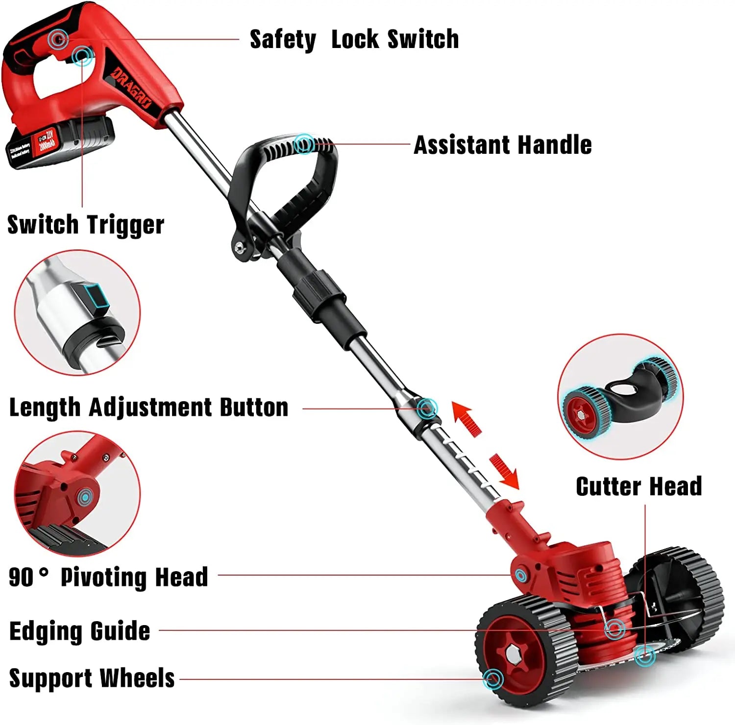 Electric Cordless Weed Cutter | Aussies Premium Shop™
