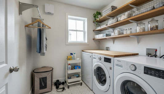 How to Organize Small Laundry Rooms: 7 Space-Saving Strategies