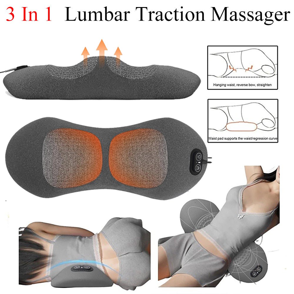 Ultimate Comfort 3-in-1 Lumbar Pillow - Support, Relaxation, Relief
