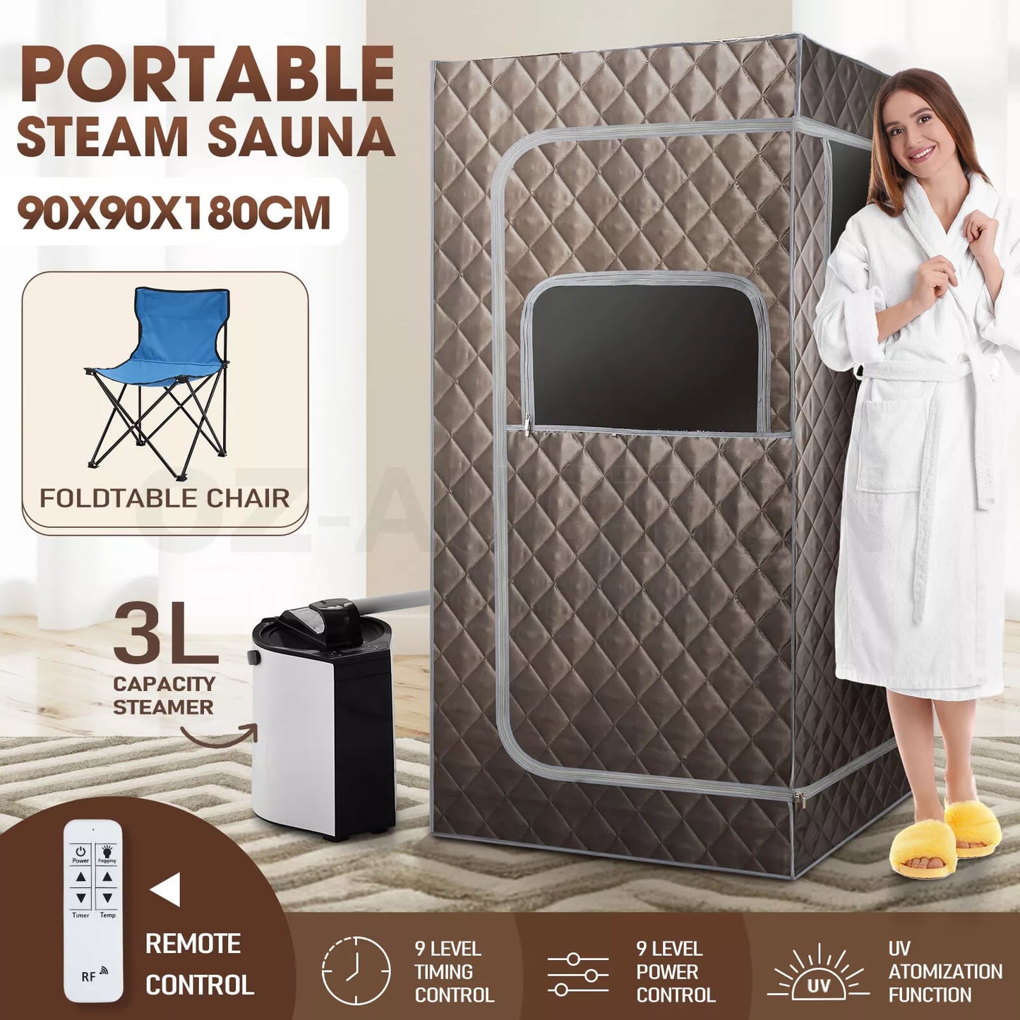 3L Portable Steam Sauna Tent
