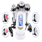 40K Cavitation & RF Fat Reduction machine with a white plastic body, blue control screen, and multiple black-and-silver probes.