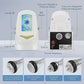 40K Cavitation & RF Fat Reduction machine with white control units, digital display, vacuum head and four treatment probes