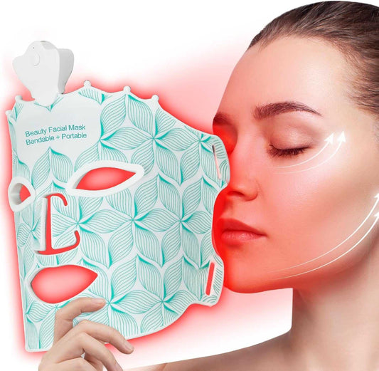 7 color wireless LED face mask for skin rejuvenation