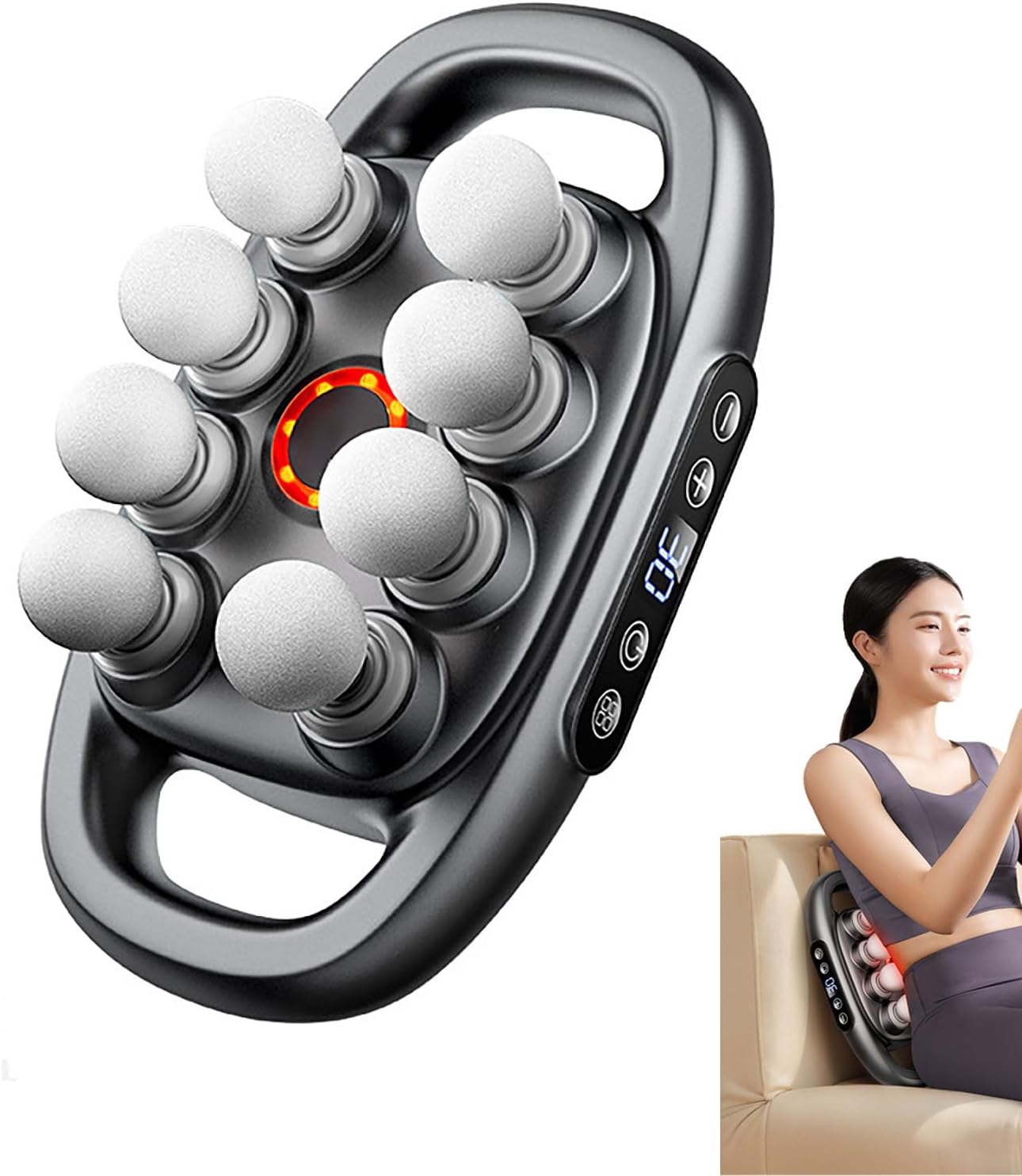 16-Head Massage Gun for Deep Tissue Recovery