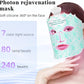LED Light Face Mask Facial Skin Rejuvenation Therapy Anti Wrinkle
