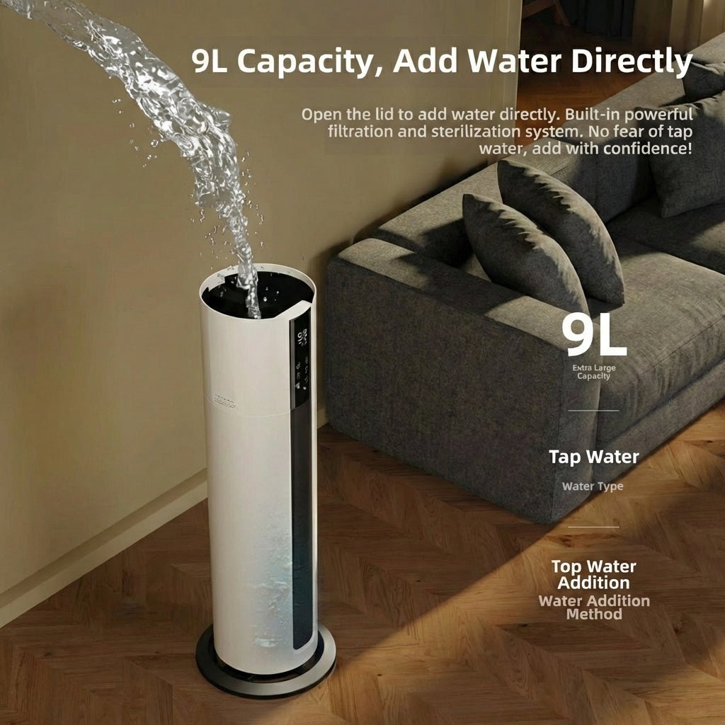 9L Smart Humidifier with UV Sterilisation BioHealing