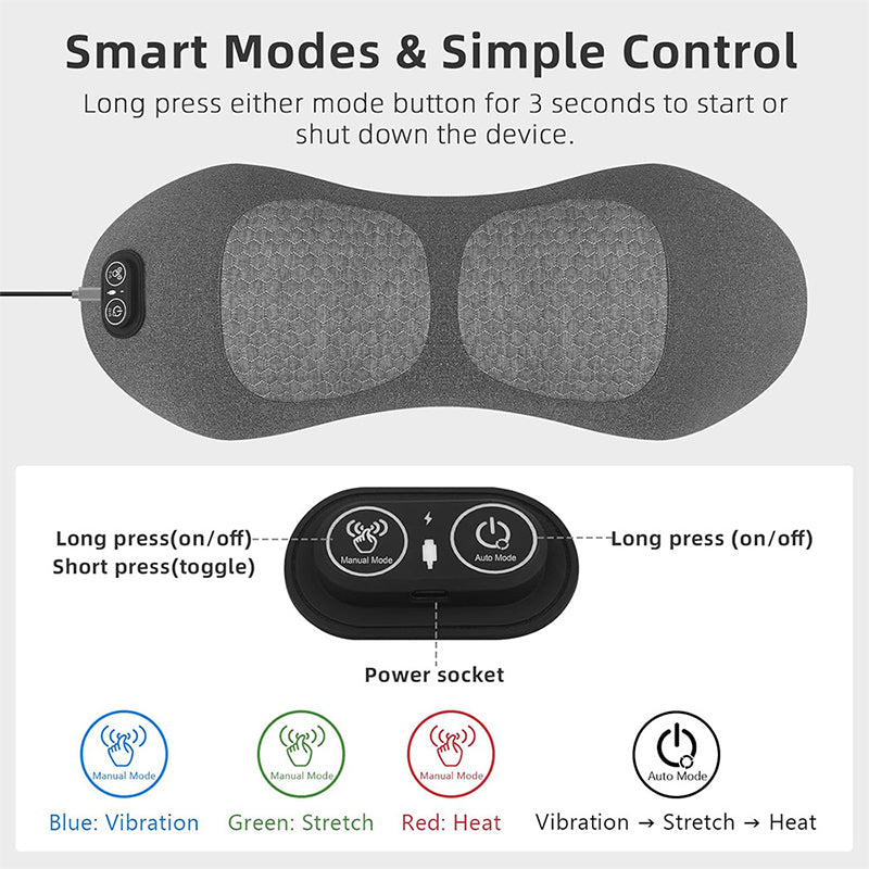 Ultimate Comfort 3-in-1 Lumbar Pillow - Support, Relaxation, Relief