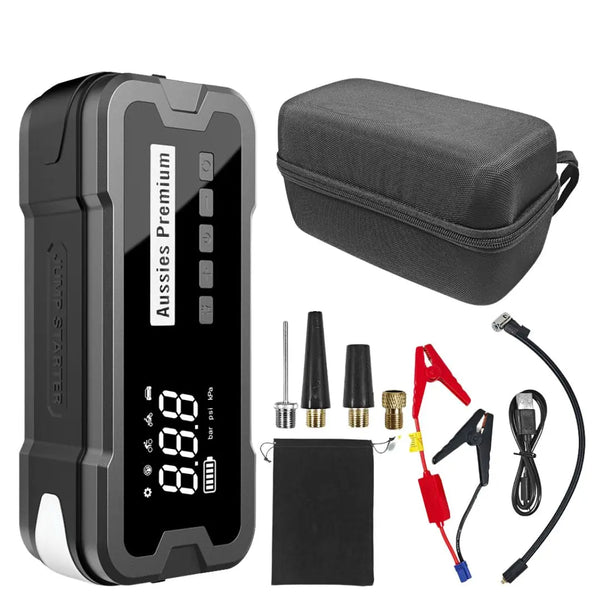 Aus Best Portable Jump Starter Tyre Inflator - 