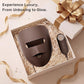 9D LED Face Mask – 328 LEDs, 4 Light Modes, Brown