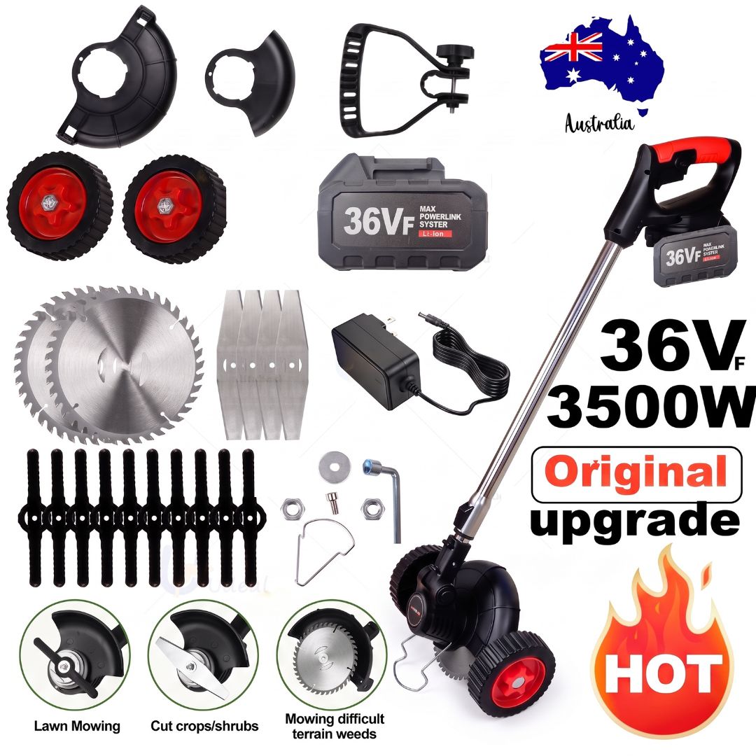 Electric Cordless Weed Cutter and Hedge Trimmer!