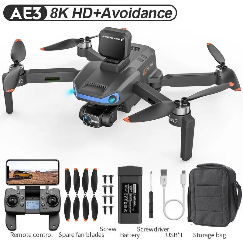 8k 1080P HD Lens 5000m RD Obstacle Avoidance RC Drone