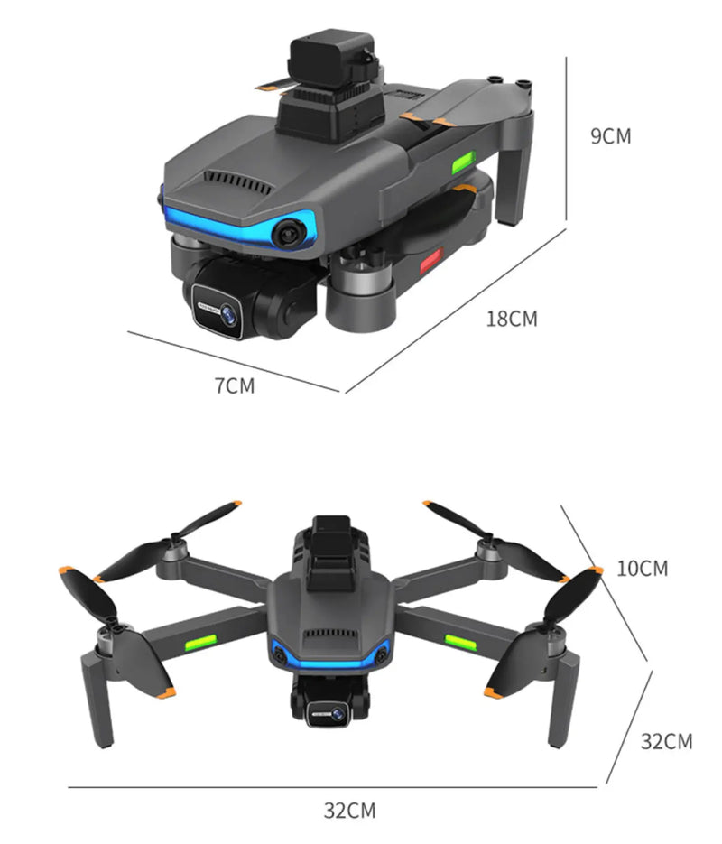 8k 1080P HD Lens 5000m RD Obstacle Avoidance RC Drone