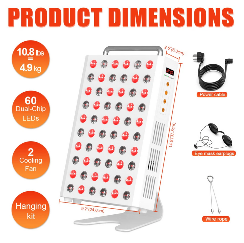 Red Wave Healing Infrared Light Therapy lamp