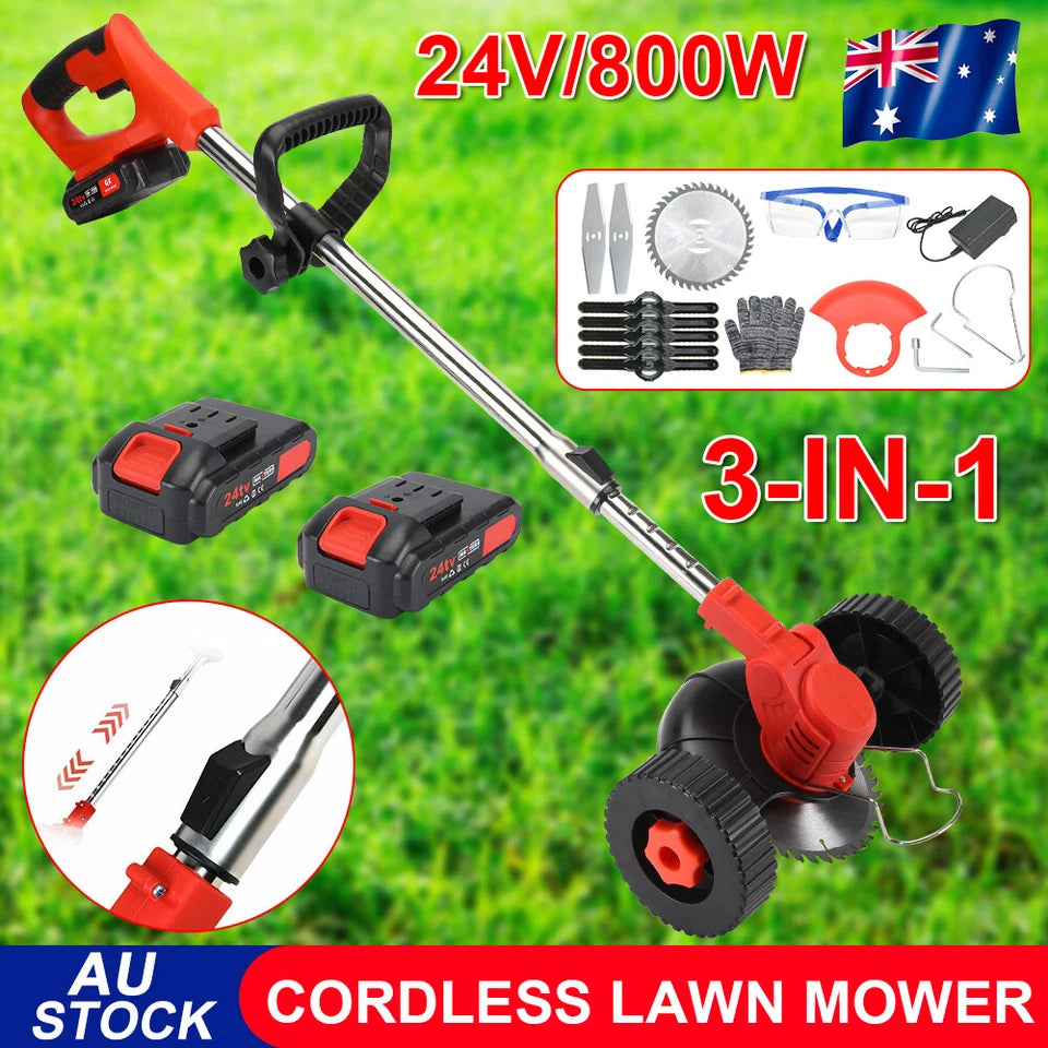 Electric Cordless Weed Cutter and Hedge Trimmer!