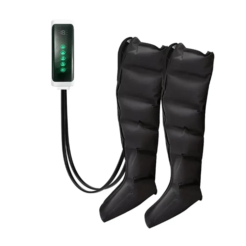 Air compression circulation massager for legs and feet