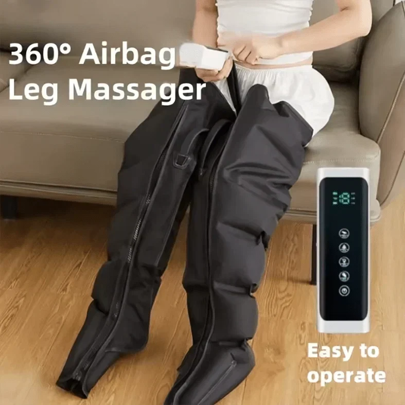 Leg massager for improved circulation and relaxation
