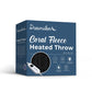 Warm electric blanket coral fleece Australia