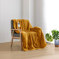 Electric throw blanket for bed and sofa