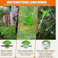 Australia’s No. 1 ElectricAus multifunctional lawn trimmer with a green head and nylon, flat metal and circular saw blades