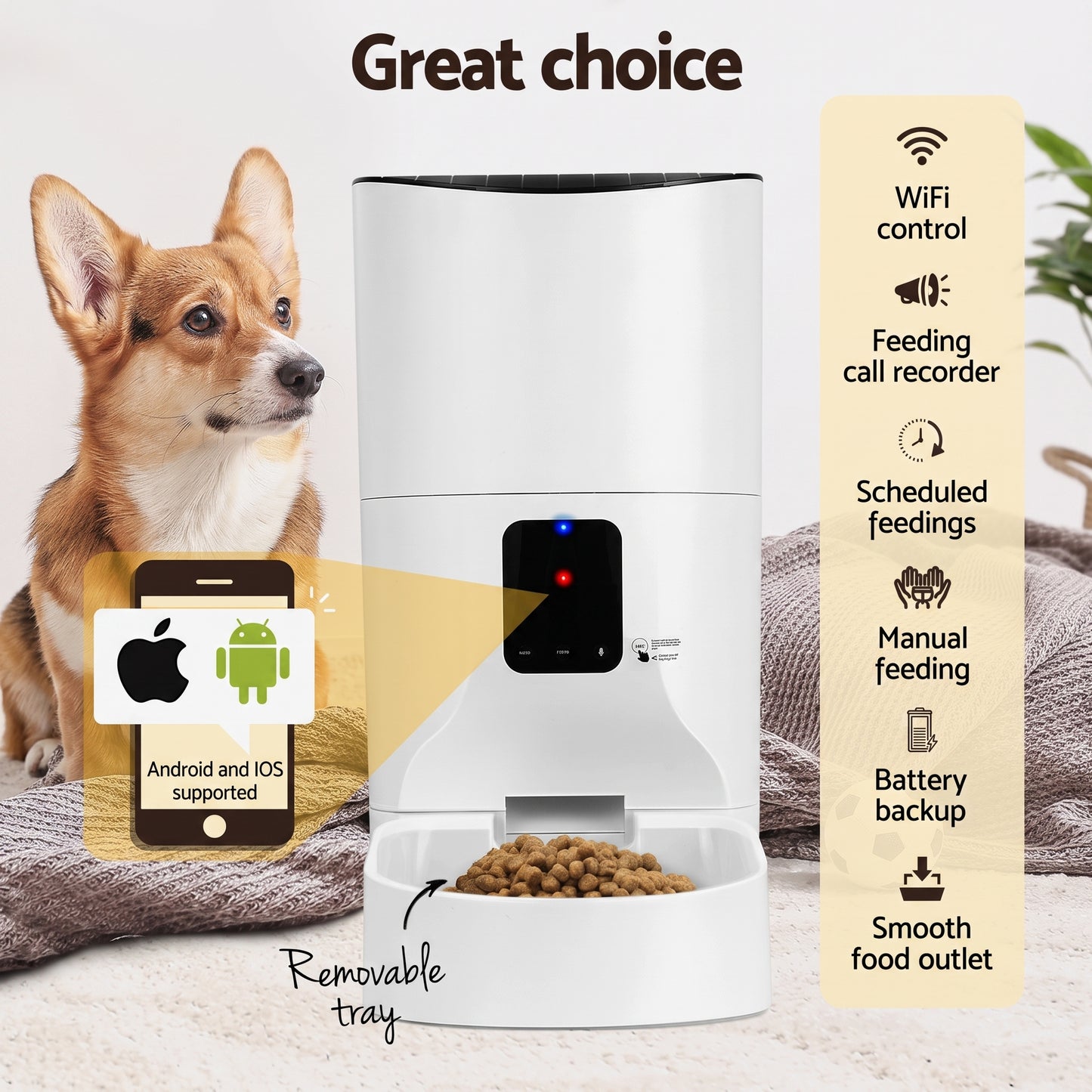 Automatic WiFi Pet Feeder