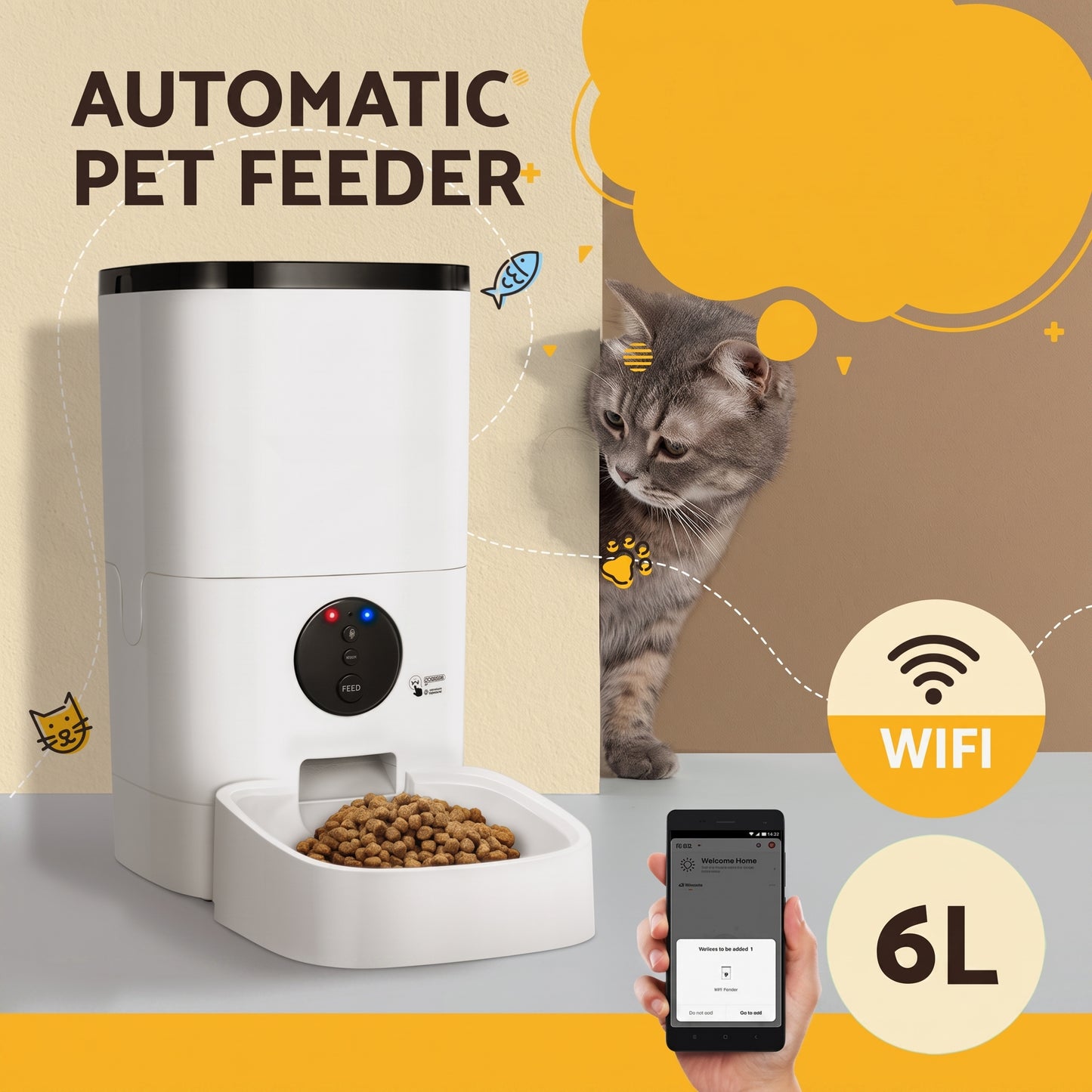 Automatic WiFi Pet Feeder