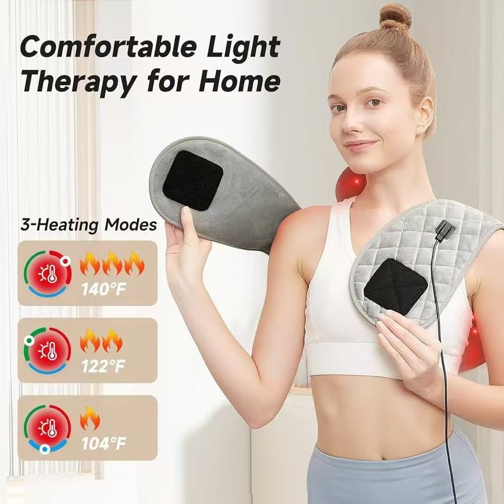 Heat therapy pad for neck and shoulders