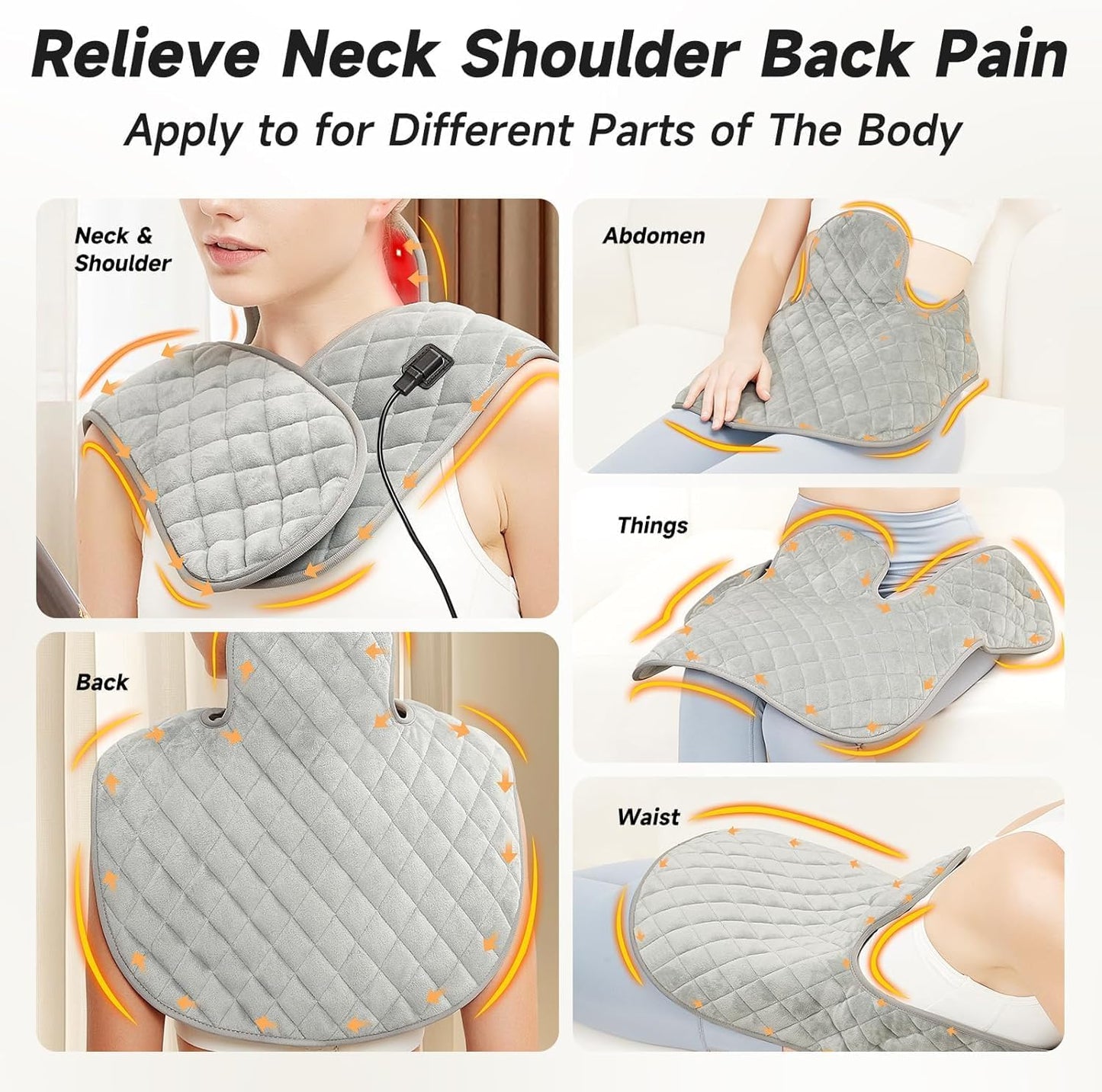 Moisture and dry heat pad for neck and back Australia