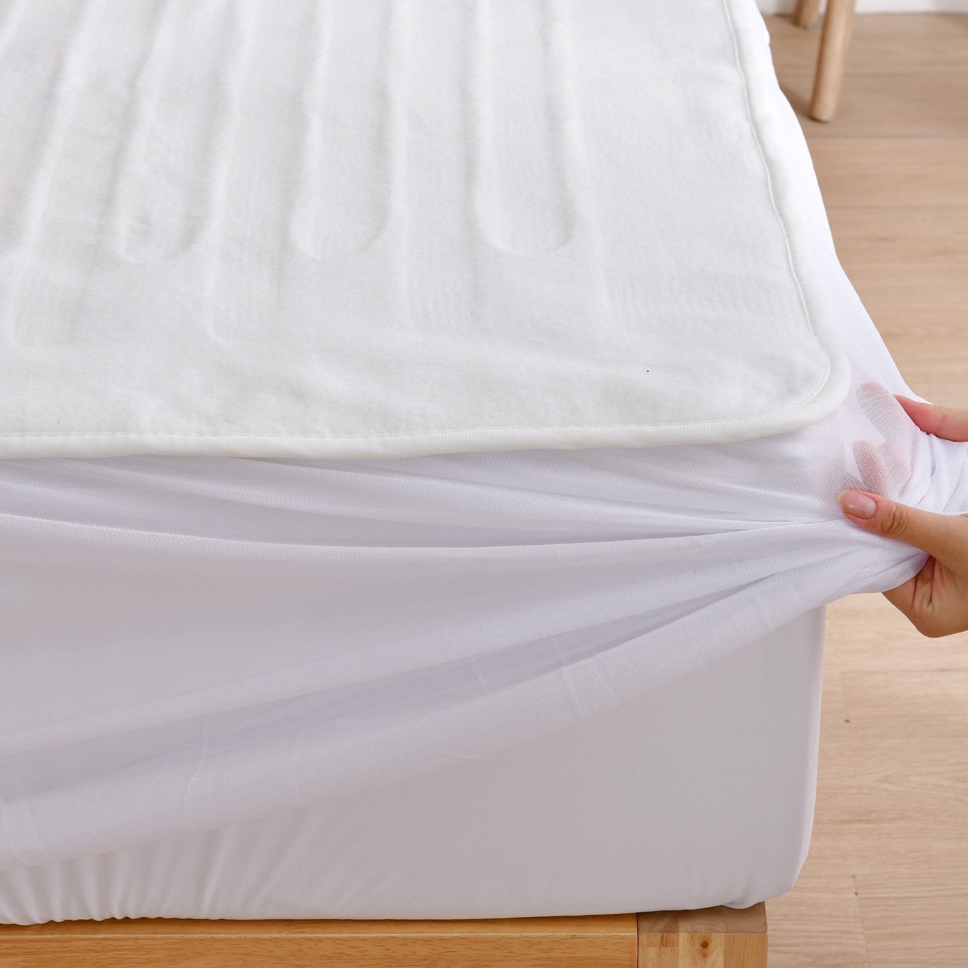 Fully Fitted Electric Blanket Heated Underlay – Washable Quilted Design