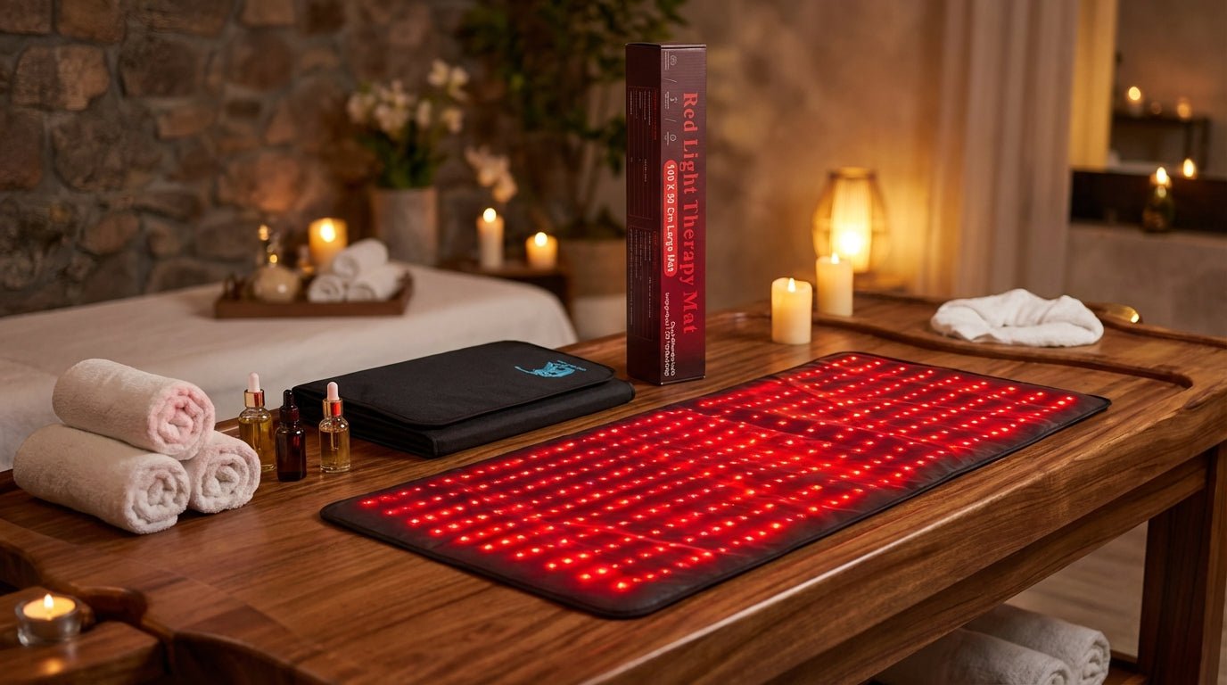 Red Light Therapy Large Mat, Full Body Infrared Light Therapy 50 x 100cm