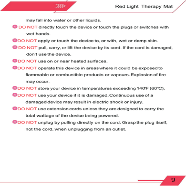 Large infrared therapy mat for home use Australia
