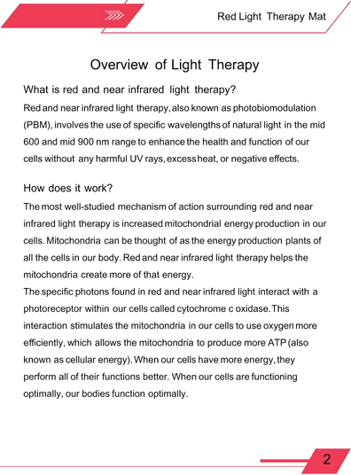 Large red light therapy mat for weight loss and recovery Australia