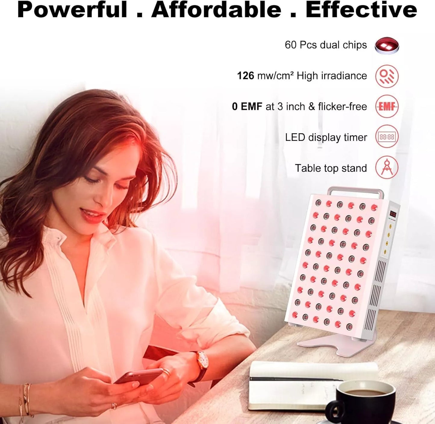 Red Wave Healing Infrared Light Therapy lamp