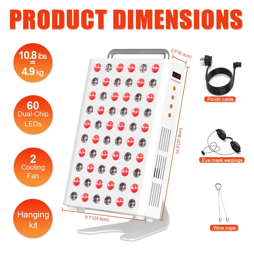 Red Wave Healing Infrared Light Therapy lamp