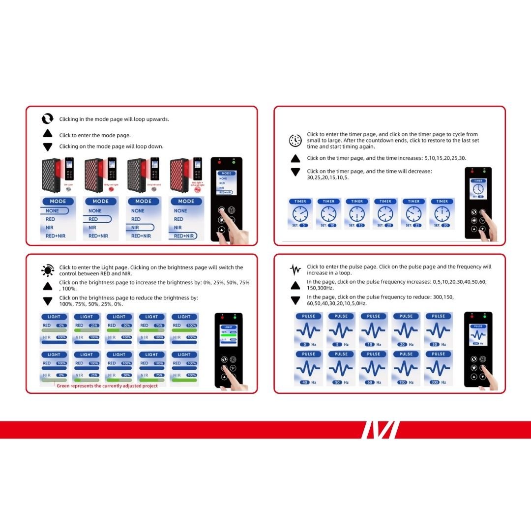 Red Wave Healing Infrared Light Therapy lamp