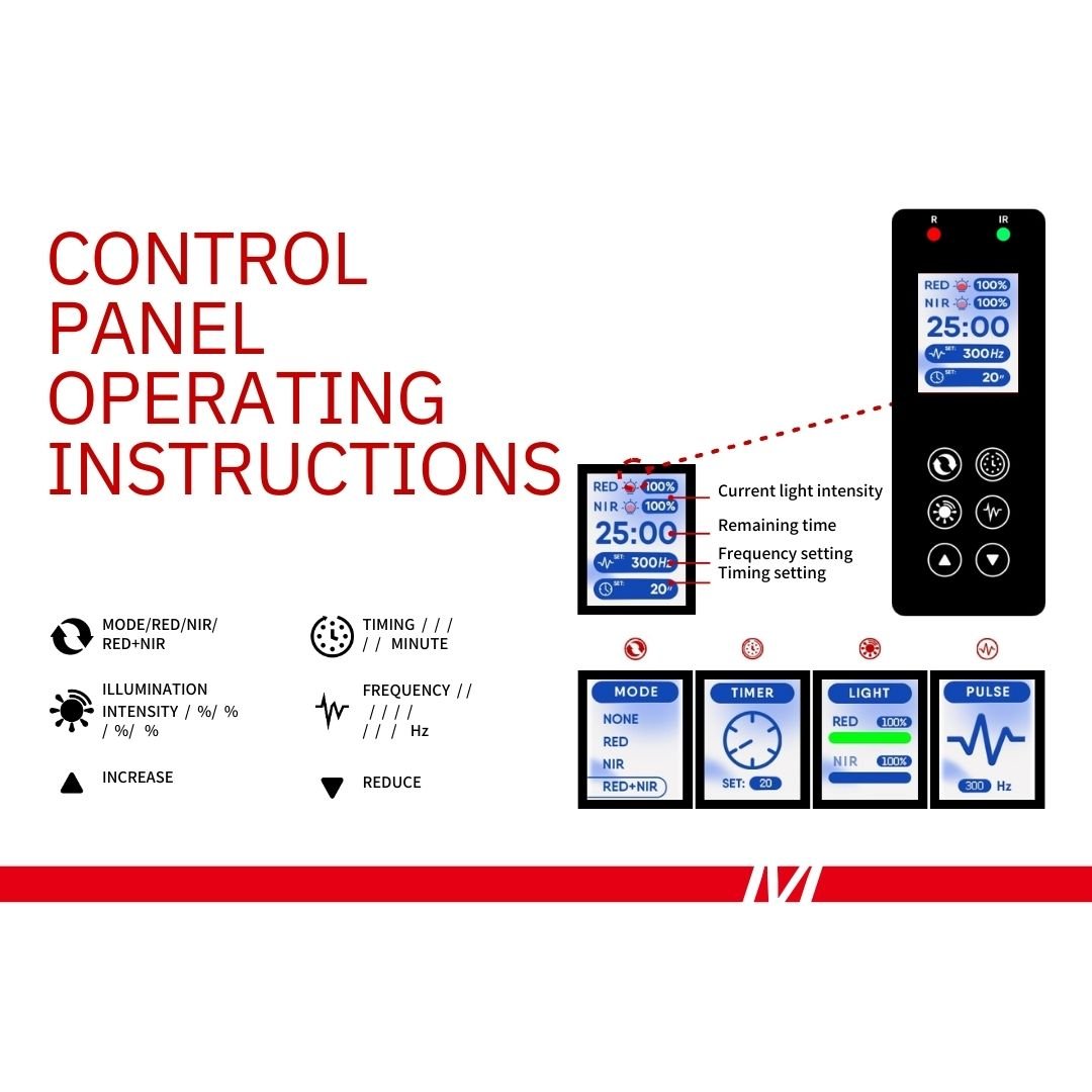 Red Wave Healing Infrared Light Therapy lamp