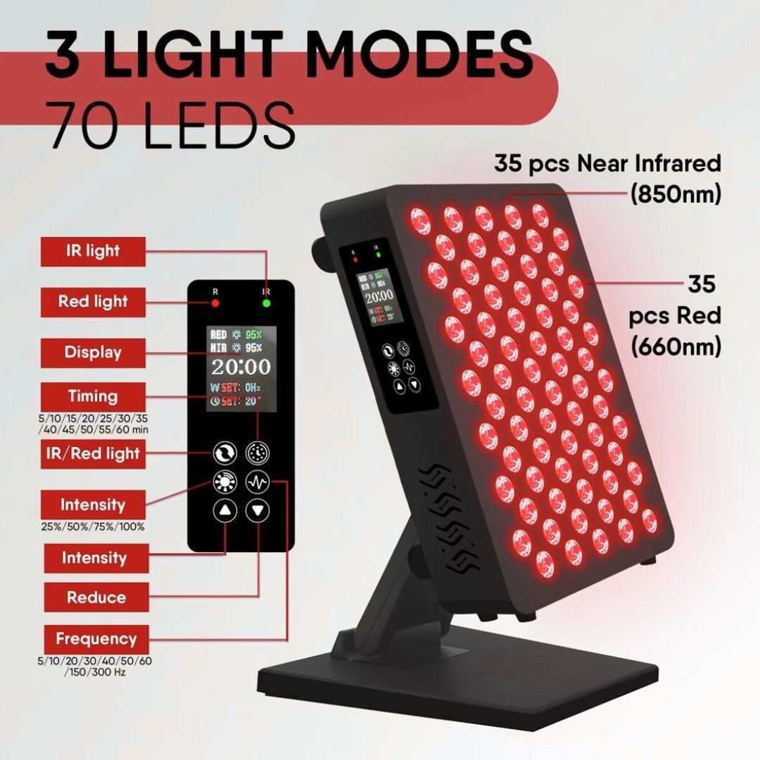 Red Wave Healing Infrared Light Therapy lamp