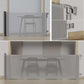 Retractable Safety Gate for Baby & Dog in gray mesh with a slim frame, wall-mounted latches and wide retractable design