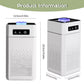 Compact Car Air Purifier with True HEPA Filter & Essential Oil Diffuser | 360° Air Intake & Low Noise