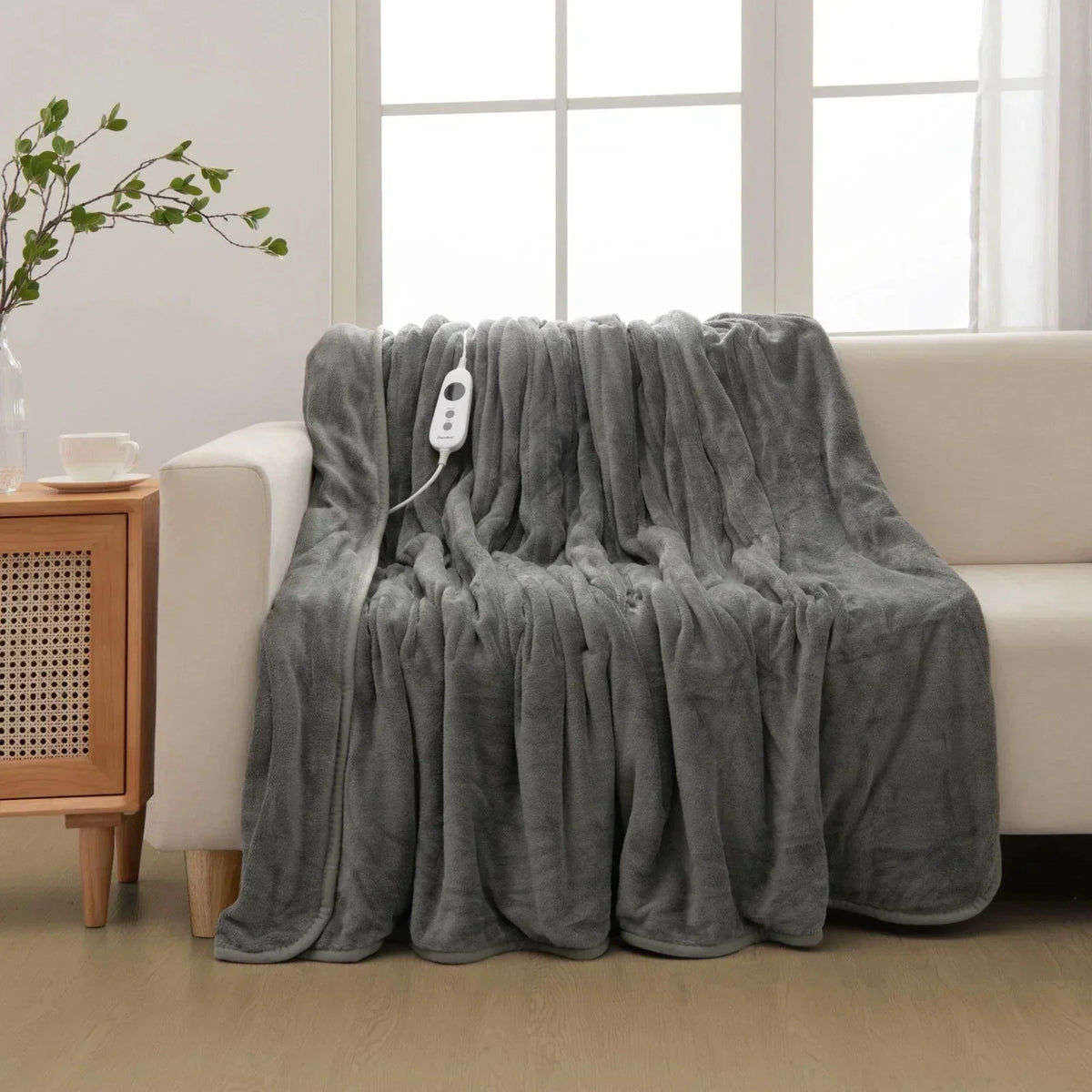 Warm electric blanket coral fleece Australia