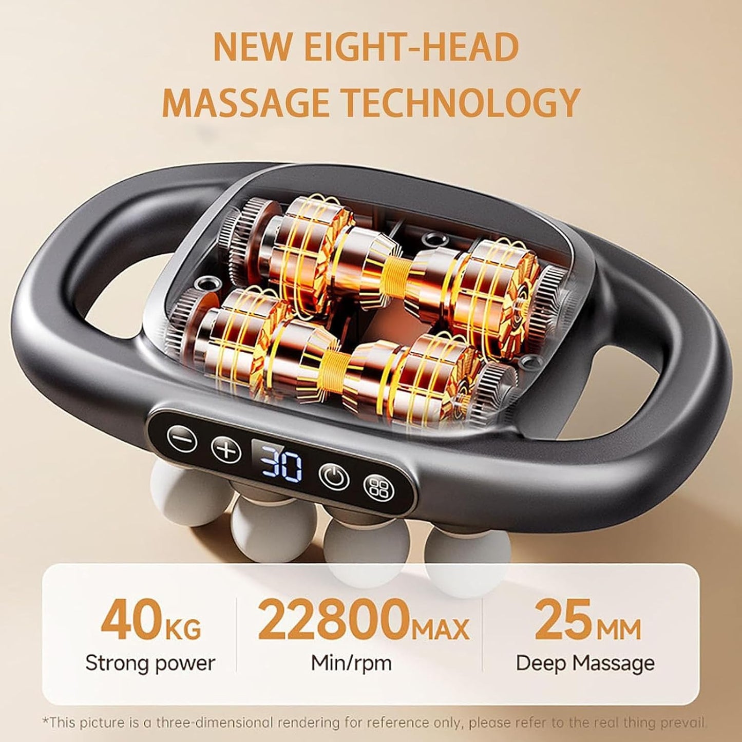 16-Head Massage Gun for Deep Tissue Recovery