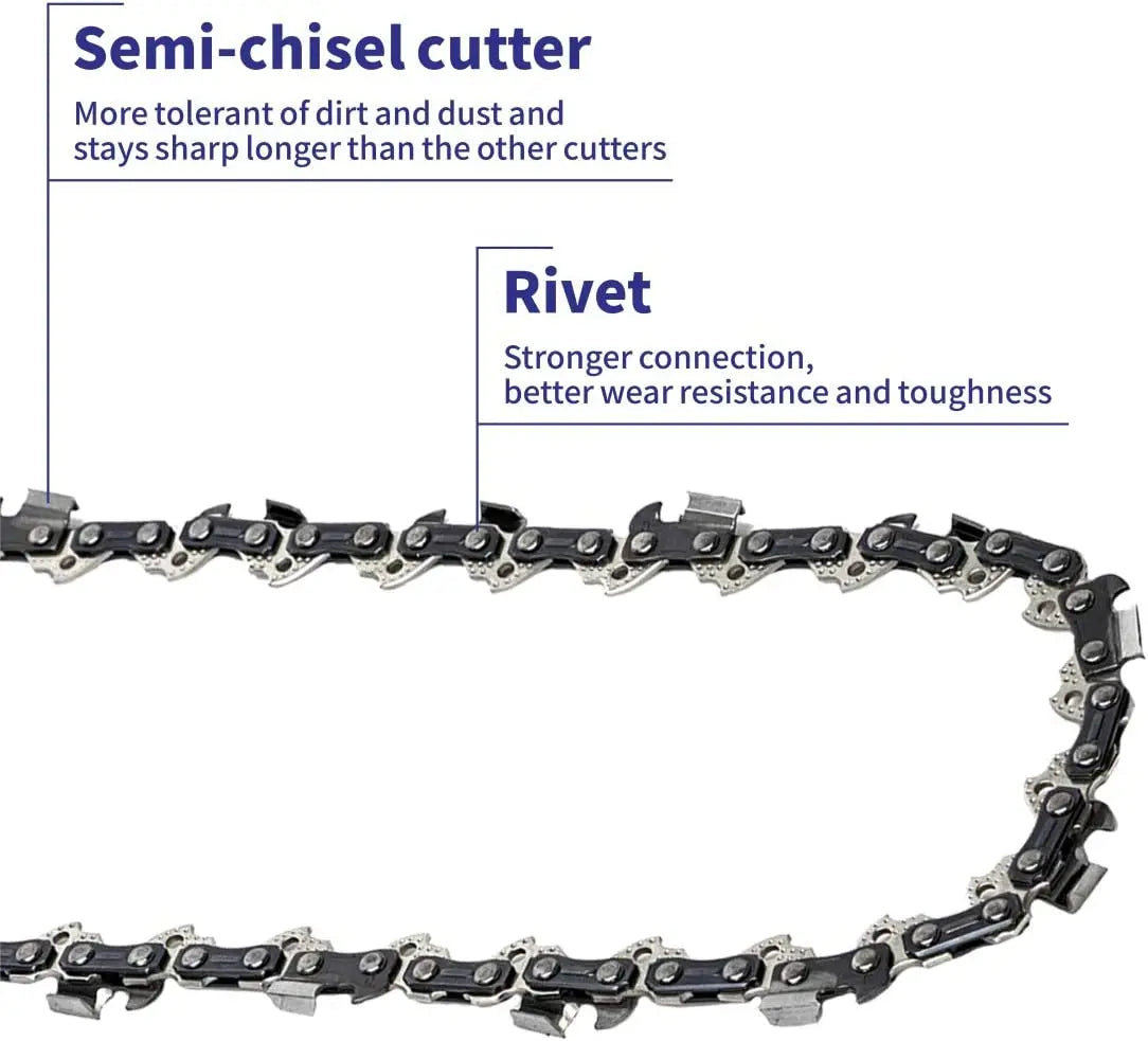 Chainsaw Chain Replacement, 6 Inch Chains, Aussies Premium Shop