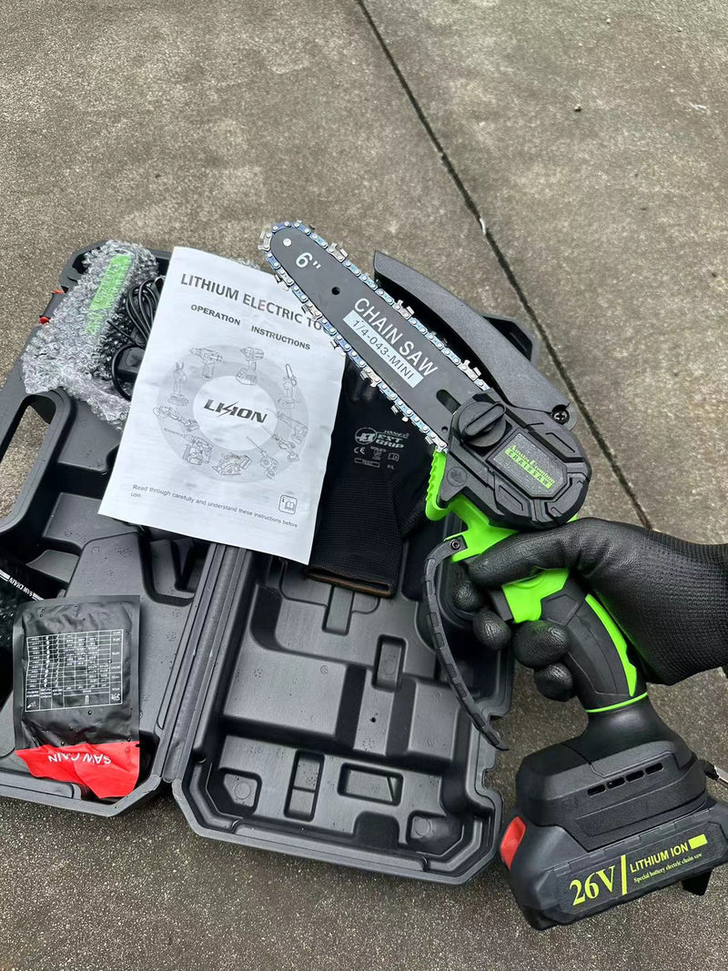 6" Cordless Electric Chainsaw